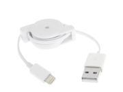 USB 2.0 to Lightning 8 Pin Sync Data Charging Retractable Cable for iPhone 5 iPod Touch Length 80cm Available in 5 colors