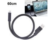 Lightning 8 Pin to USB 2.0 Data Charging Flexible Cable for iPhone 5 Length 60cm