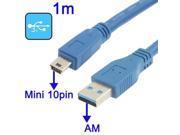 USB 3.0 AM to Mini 10pin Cable Length 1m 1.5m 1.8m