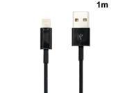 Edition Lightning 8 Pin USB Sync Data Charging Cable for iPhone 5 iPad mini mini 2 Retina iTouch 5 Length 1m Black