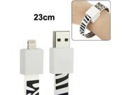 Noodle Magnet Style Lightning 8 Pin USB Sync Data Charging Cable for iPhone 5 iPod touch 5 Length 23cm 6 Different styles
