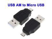 USB A Male to Micro USB 5 Pin Male Adapter