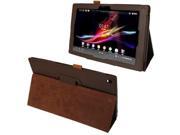 Litchi Texture Leather Case with Holder for Sony Xperia Tablet Z / 10.1 (Brown) Litchi Texture Leather Case with Holder for Sony Xperia Tablet Z / 10.1 (Brown)