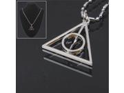 Fashionable Harry Potter Triangle Style Alloy Necklace Neck Jewelry