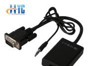 vga to hdmi WITH audio cable Suppoer usb power vga to hdmi convertor VGA to HDMI Converter with Audio Support 1920 x 1080 Resolution Supported