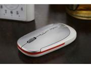 2.4 GHz Wireless Ultra Slim Mini Optical Mouse Mice USB Receiver For Laptop Digital 2.4g wireless mouse white black silver