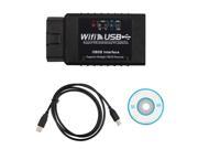 WIFI327 WIFI ELM327 USB OBD2 EOBD Scan Tool Wifi 327 Scanner with WIFI USB