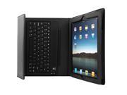 For New Apple iPad 4 3 2 Stand Leather Case Cover With Bluetooth Keyboard Black