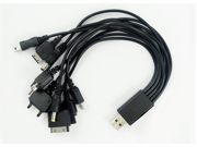 MULTI USB CHARGER CABLE TEN SEPARATE LEAD OUTS SUITABLE FOR MOST PHONES MP3 ETC