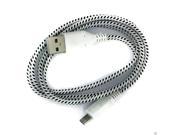 Strong Braided Nylon USB 2.0 Micro 5PIN Data Sync Charger Cable Lead For