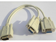S VGA Y Kabel Adapter Splitter Verteiler Switch Monitor LCD TFT 1 to 2 One Pc to Two VGA Svga Monitor Y Splitter Cable Lead
