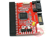 Ide to Sata or Sata to IDE Converter Adaptor ATA 100 133 Bi directional Card with 40pin IDE 4pin Powet Port Serial ATA Port