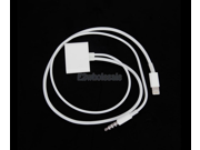 DC 3.5V 30P to 8p audio cable to adapt the iPhone5 to iphone4 Audio switching headband line of 30P interface White