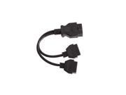 ELM327 2 In 1 Converted cable OBD2 Extension Cable OBD OBD2 Car Cable ELM327 OBD2 a two conversion lineExtended line