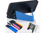 Foldable V Model Mini Portable Plastic Desk Holder Support For Smart Phones Tablets E Readers Et. A plurality of color random delivery