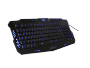 XinxinShun M200 New Design Wired Blue Color Backlighting Backlit Gaming Keyboard Black