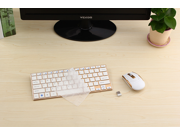Hk3910 Wireless 5.5mm Ultra thin Aluminum Alloy Keyboard and Mouse Combo Set with High Adjustable DPI Speed and Skid Resistance Design