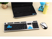 NEW HK3930 2.4GHz Wireless Trendy Keyboard and Mouse Combo for Office Gaming