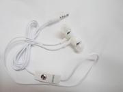 3.5MM IN EAR EARBUD HEADPHONES HEADSET WITH IN LINE MIC VOLUME FOR MOBILE PHONE