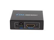 HDMI V1.3b 1x2 1 to 2 1440P Splitter 1 in 2 out for Dual Display ViewHD 2 Port HDMI 1x2 Powered Splitter Ver 1.3 Certified for Full HD 1080P 3D One Input To