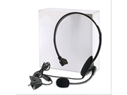 Fashion Black Slim Noise Canceling Microphone Headset Mono Headset with Microphone For Xbox 360
