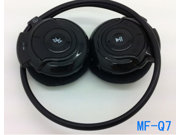 MF Q7 Sport Headset SD Card MP3 Player with FM Function Black