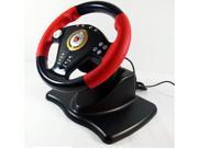 Dillon PU808 PC game simulation steering wheel Racing Steering Wheel for PC PS3 Vibration Feedback Pedals Gearbox