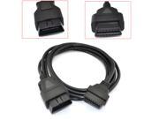 iKKEGOL® 9.8ft 3M OBD 2 OBD II 16 Pin Car Mable to Female Extension Cable Diagnostic Extender
