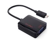 iKKEGOL New Dream Full HD 1080P 3D Mydp Slimport to VGA Female Micro USB to HDMI HDTV Projector or Monitor Adapter for LG Optimus G Pro G2