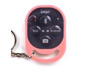 iKKEGOL IPEGA PG 9019 Bluetooth Remote Control Self timer Wireless Shutter Release Remote for iPod iPhone iPad Samsung Andriod Smartphones Tablet Pink
