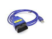 iKKEGOL USB OBD2 II INPA K DCAN Car Diagnostic Cable Switched for BMW Ediabas SSS Neuf Blue