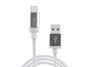 iKKEGOL 1M 3.3ft Micro USB Sync Date Charger Braided Aluminum Tips Cable for Samsung S4 S3 S2 Note Android HTC GPS Power Bank etc Silver