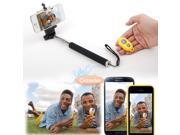 TOP HOT Sell Bluetooth Shutter Extendable Handheld Selfie Stick Monopod for Android phone Iphone Samsung HTC LG BLACK