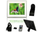 15 LCD HD High Resolution Digital Picture Photo Frame White Free Memory Card