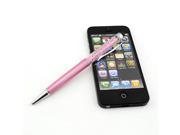 Crystal Long 2 in1 Stylus Touch Screen Pen For iPhone 5S iPad Samsung Galaxy S5