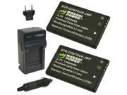 Wasabi Power Battery 2 Pack and Charger for ContourHD Contour Contour 2