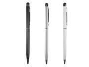 3X Capacitive 2in1 Touch Screen Stylus Ballpoint Pen for IPad IPhone IPod Tablet
