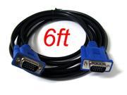 15 PIN Blue SVGA SUPER VGA Monitor M M Male To Male Cable CORD FOR PC TV Blue