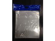 New 1000 pcs CD DVD BLU RAY Media Clear CPP Plastic Sleeve Bag Flap Seal Resealable