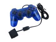 Blue New Twin Shock Game Controller Joypad Pad for Sony PS2 Playstation 2