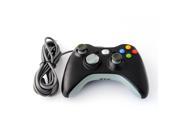 Black Wired USB Game Controller For Xbox 360 PC Laptop Windows 7