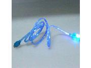 Blue LED Light Micro USB2.0 Charger Data Sync Cable for Samsung Galaxy S4 HTC Android