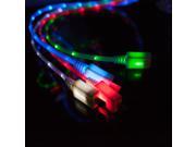 Visible Green LED Light Micro USB Charge Data Sync Cable for Sony HTC Samsung S3 S4 S5