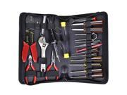 22 Piece Electronics Hand Tool Kit Soldering Iron Pliers Wire Cutter More 22 piece 22 in 1