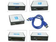 New USB 3.0 All in 1 SD TF CF XD M2 MS Flash Memory Card Reader Adapter High Speed