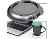 E buy World High Quality 4 Port USB Hub Keep Tea Coffee Beverage Cup Warmer Heater