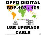 New OPPO DIGITAL BDP 103 BDP 105 DARBEE REGION FREE USB HARDWARE UPGRADE CABLE KIT