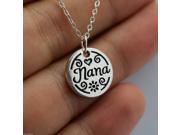 New Nana Charm Necklace Jewelry Grandma Grandmother Silver 