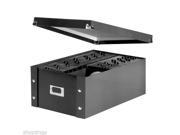 New CD Storage Box Case. Rack Holder Organizer Protection Drawer Display DVD Black