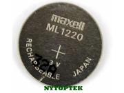 MAXELL ML1220 RECHARGEABLE CMOS BIOS BATTERY LITHIUM-ION ML 1220 3v MAXELL ML1220 RECHARGEABLE CMOS BIOS BATTERY LITHIUM-ION ML 1220 3v